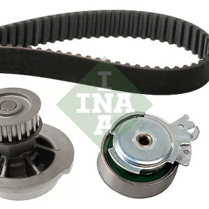 Set pompa apa + curea dintata CHEVROLET LACETTI (J200) 1.4 16V benzina 95 cai INA 530 0004 32
