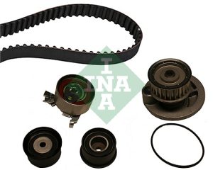 Set pompa apa + curea dintata CHEVROLET LACETTI (J200) 1.8 benzina 122 cai INA 530 0049 30