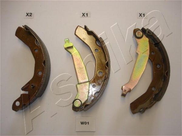 Set saboti frana CHEVROLET MATIZ (M200, M250) 1.0 benzina 64 cai ASHIKA 55-W0-001