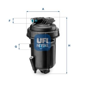 Filtru combustibil CHEVROLET LACETTI (J200) 2.0 D diesel 121 cai UFI 55.163.00