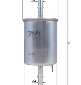 Filtru combustibil CHEVROLET MATIZ (M200, M250) 0.8 LPG Benzina/Autogaz (GPL) 52 cai KNECHT KL 573