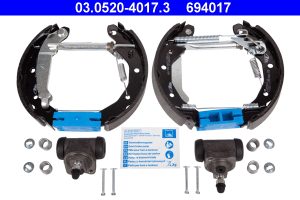Set saboti frana CHEVROLET MATIZ (M200, M250) 1.0 LPG Benzina/Autogaz (GPL) 67 cai ATE 03.0520-4017.3