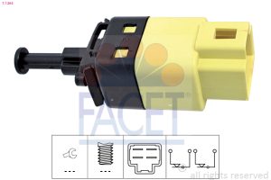 Comutator lumini frana CHEVROLET LACETTI (J200) 1.8 benzina 122 cai FACET 7.1264