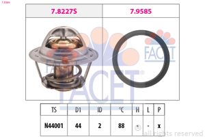 Termostat lichid racire CHEVROLET MATIZ (M200, M250) 0.8 LPG Benzina/Autogaz (GPL) 52 cai FACET 7.8366