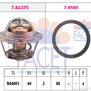 Termostat lichid racire CHEVROLET MATIZ (M200, M250) 0.8 benzina 52 cai FACET 7.8366