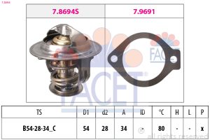 Termostat lichid racire CHEVROLET LACETTI combi (J200) 2.0 D diesel 121 cai FACET 7.8694