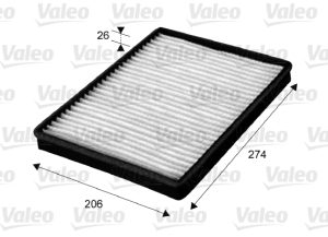 Filtru polen CHEVROLET CAPTIVA Van (C100) VCDi tractiune integrala diesel 150 cai VALEO 715654
