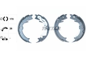 Set saboti frana frana de mana CHEVROLET LACETTI combi (J200) 1.6 LPG Benzina/Autogaz (GPL) 109 cai TEXTAR 91071000