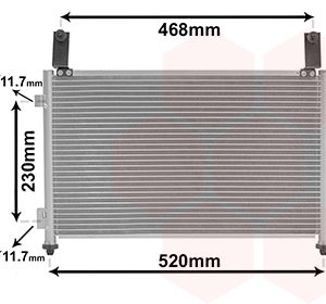 Condensator climatizare CHEVROLET MATIZ (M200, M250) 1.0 LPG Benzina/Autogaz (GPL) 67 cai VAN WEZEL 81005081
