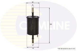 Filtru combustibil CHEVROLET LACETTI (J200) 1.8 benzina 91 cai COMLINE CDW13001