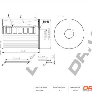Filtru ulei CHEVROLET LACETTI (J200) 2.0 D diesel 121 cai DRIVE DP1110.11.0154