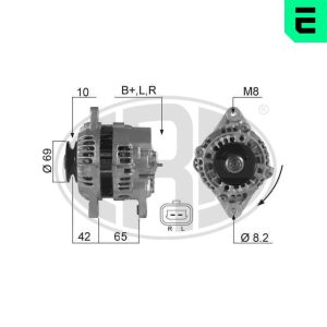 Alternator CHEVROLET MATIZ (M200, M250) 0.8 benzina 52 cai ERA 210208A