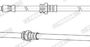 Furtun frana CHEVROLET LACETTI combi (J200) 1.6 LPG Benzina/Autogaz (GPL) 109 cai FERODO FHY3113