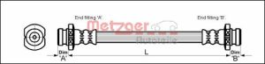 Furtun frana CHEVROLET MATIZ (M200, M250) 1.0 benzina 67 cai METZGER 4110611