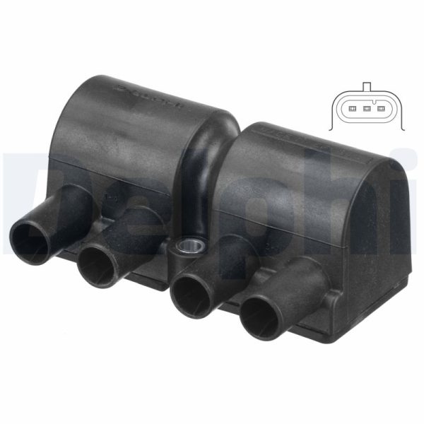 Bobina de inductie CHEVROLET MATIZ (M200, M250) 1.0 LPG Benzina/Autogaz (GPL) 67 cai DELPHI GN10230-11B1