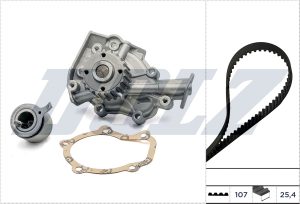 Set pompa apa + curea dintata CHEVROLET MATIZ (M200, M250) 0.8 LPG Benzina/Autogaz (GPL) 52 cai DOLZ KD138