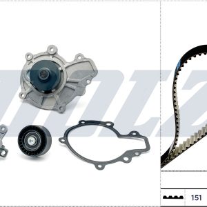 Set pompa apa + curea dintata CHEVROLET LACETTI (J200) 2.0 D diesel 121 cai DOLZ KD170