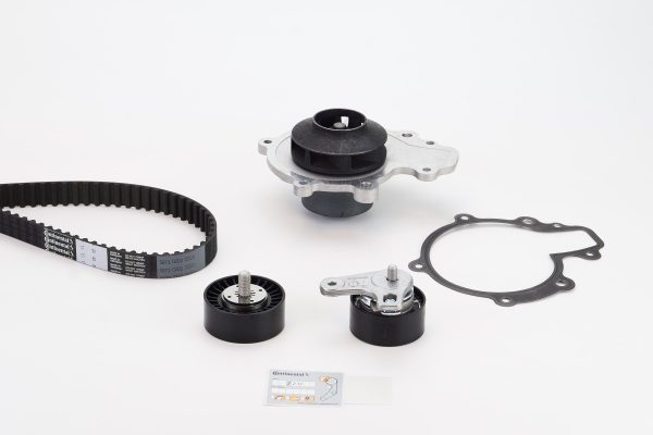 Set pompa apa + curea dintata CHEVROLET CAPTIVA Van (C100) VCDi tractiune integrala diesel 150 cai CONTITECH CT1121WP1