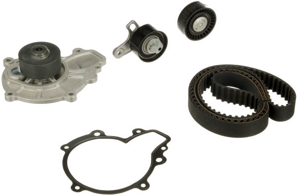 Set pompa apa + curea dintata CHEVROLET CAPTIVA Van (C100) VCDi tractiune integrala diesel 150 cai GATES KP15634XS
