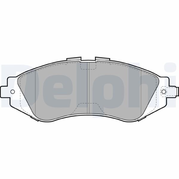 Placute frana CHEVROLET LACETTI combi (J200) 1.6 LPG Benzina/Autogaz (GPL) 109 cai DELPHI LP1304