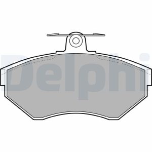 Placute frana CHEVROLET MATIZ (M200, M250) 0.8 benzina 50 cai DELPHI LP1409