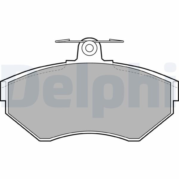 Placute frana CHEVROLET MATIZ (M200, M250) 0.8 benzina 50 cai DELPHI LP1409