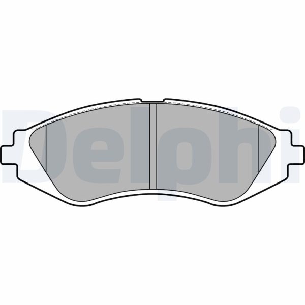 Placute frana CHEVROLET LACETTI (J200) 2.0 D diesel 121 cai DELPHI LP1779