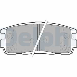 Placute frana CHEVROLET CAPTIVA Van (C100) VCDi diesel 126 cai DELPHI LP1988