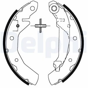 Set saboti frana CHEVROLET MATIZ (M200, M250) 1.0 benzina 65 cai DELPHI LS1821