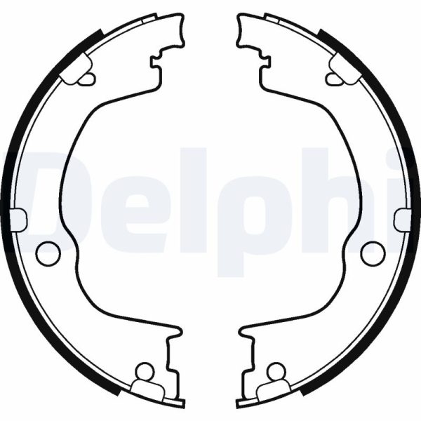 Set saboti frana frana de mana CHEVROLET CAPTIVA Van (C100) VCDi diesel 126 cai DELPHI LS2106
