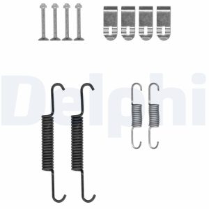 Set accesorii saboti frana parcare CHEVROLET CAPTIVA Van (C100) VCDi diesel 126 cai DELPHI LY1413