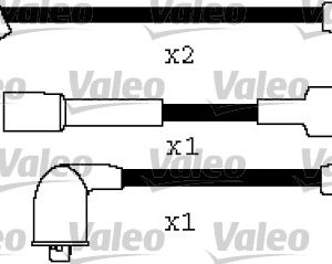 Set cablaj aprindere CHEVROLET MATIZ (M200, M250) 0.8 LPG Benzina/Autogaz (GPL) 52 cai VALEO 346340