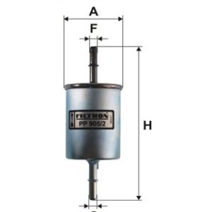 Filtru combustibil CHEVROLET MATIZ (M200, M250) 0.8 LPG Benzina/Autogaz (GPL) 52 cai FILTRON PP 905/2