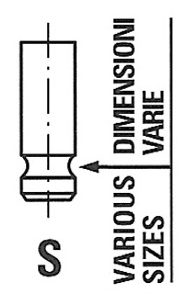 Supapa admisie CHEVROLET MATIZ (M200, M250) 0.8 benzina 50 cai FRECCIA R4894/SNT