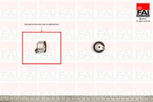 Rola intinzator curea distributie CHEVROLET LACETTI (J200) 1.8 benzina 121 cai FAI AUTOPARTS T9258