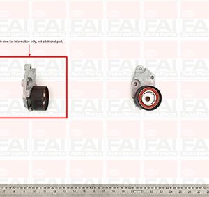 Rola intinzator curea distributie CHEVROLET LACETTI combi (J200) 1.6 LPG Benzina/Autogaz (GPL) 109 cai FAI AUTOPARTS T9266