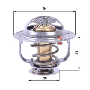 Termostat lichid racire CHEVROLET CAPTIVA Van (C100) VCDi tractiune integrala diesel 150 cai GATES TH43880G1