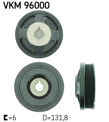 Fulie curea arbore cotit CHEVROLET LACETTI (J200) 1.4 16V benzina 95 cai SKF VKM 96000