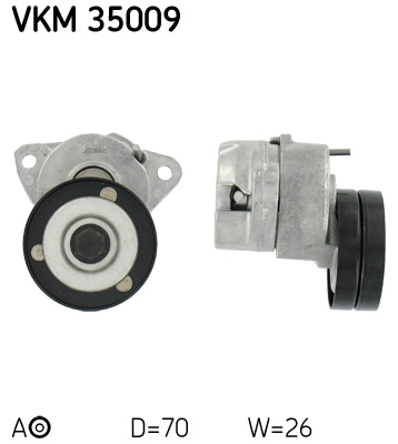 Intinzator curea transmisie CHEVROLET LACETTI combi (J200) 1.8 benzina 121 cai SKF VKM 35009