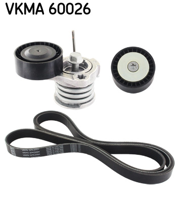 Set curea transmisie cu caneluri CHEVROLET LACETTI (J200) 2.0 D diesel 121 cai SKF VKMA 60026