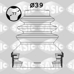 Ansamblu burduf articulatie planetara CITROEN C4 PICASSO I microbus (UD_) 2.0 HDi 138 diesel 136 cai SASIC 1900002