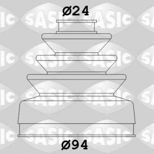Ansamblu burduf articulatie planetara CITROEN C25 bus (280_, 290_) 2.5 D diesel 73 cai SASIC 2873493