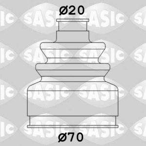 Ansamblu burduf articulatie planetara CITROEN BX (XB-_) 16 benzina 72 cai SASIC 2873743