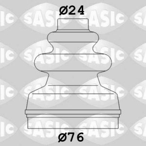 Ansamblu burduf articulatie planetara CITROEN BX (XB-_) 14 E benzina 71 cai SASIC 2873793