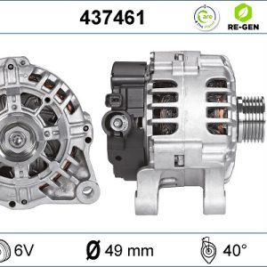 Alternator CITROEN C2 (JM_) 1.4 16V benzina 90 cai VALEO 437461