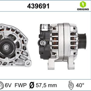 Alternator CITROEN XSARA PICASSO (N68) 1.6 Chrono benzina 101 cai VALEO 439691