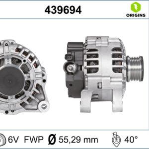 Alternator CITROEN BERLINGO Autoutilitara/limuzina spatioasa (B9) 1.6 HDi 75 diesel 75 cai VALEO 439694
