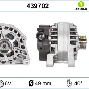 Alternator CITROEN C2 (JM_) 1.4 benzina 75 cai VALEO 439702