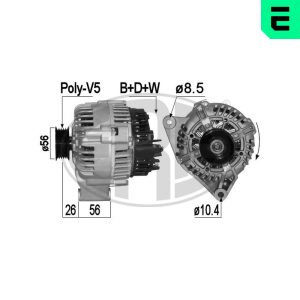 Alternator CITROEN SAXO (S0, S1) 1.6 benzina 120 cai ERA 209159A