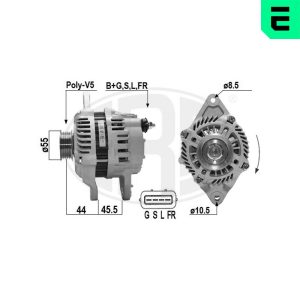 Alternator CITROEN C4 AIRCROSS 1.6 benzina 117 cai ERA 209644A
